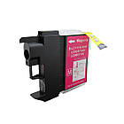 Сумісний картридж Inkdigo™ Brother LC-980 (LC980) Magenta XL, пурпурний, 18ml, аналог LC980M / LC1100M ., фото 3