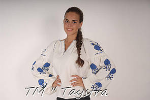 Блузка бохо вишита, біла, льон, етностиль, Bohemia