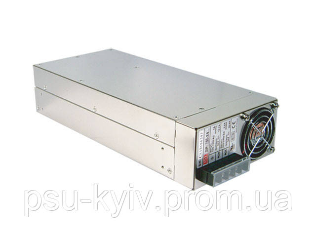 Блок живлення Mean Well SP-750-12 В корпусі з ККМ 750 Вт, 12 В, 62,5 А (AC/DC Перетворювач)