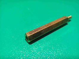 Стійка шестигранна опорна, монтажна, міжплатна М3, 30 мм