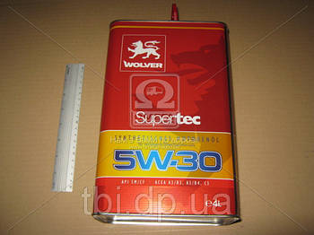 Масло моторне Wolver Supertec SAE 5W-30 API SM/CF (Каністра 4л)