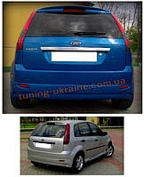 Спідниця на задній бампер під фарбування на Ford Fiesta 2002-2008 дверей 5