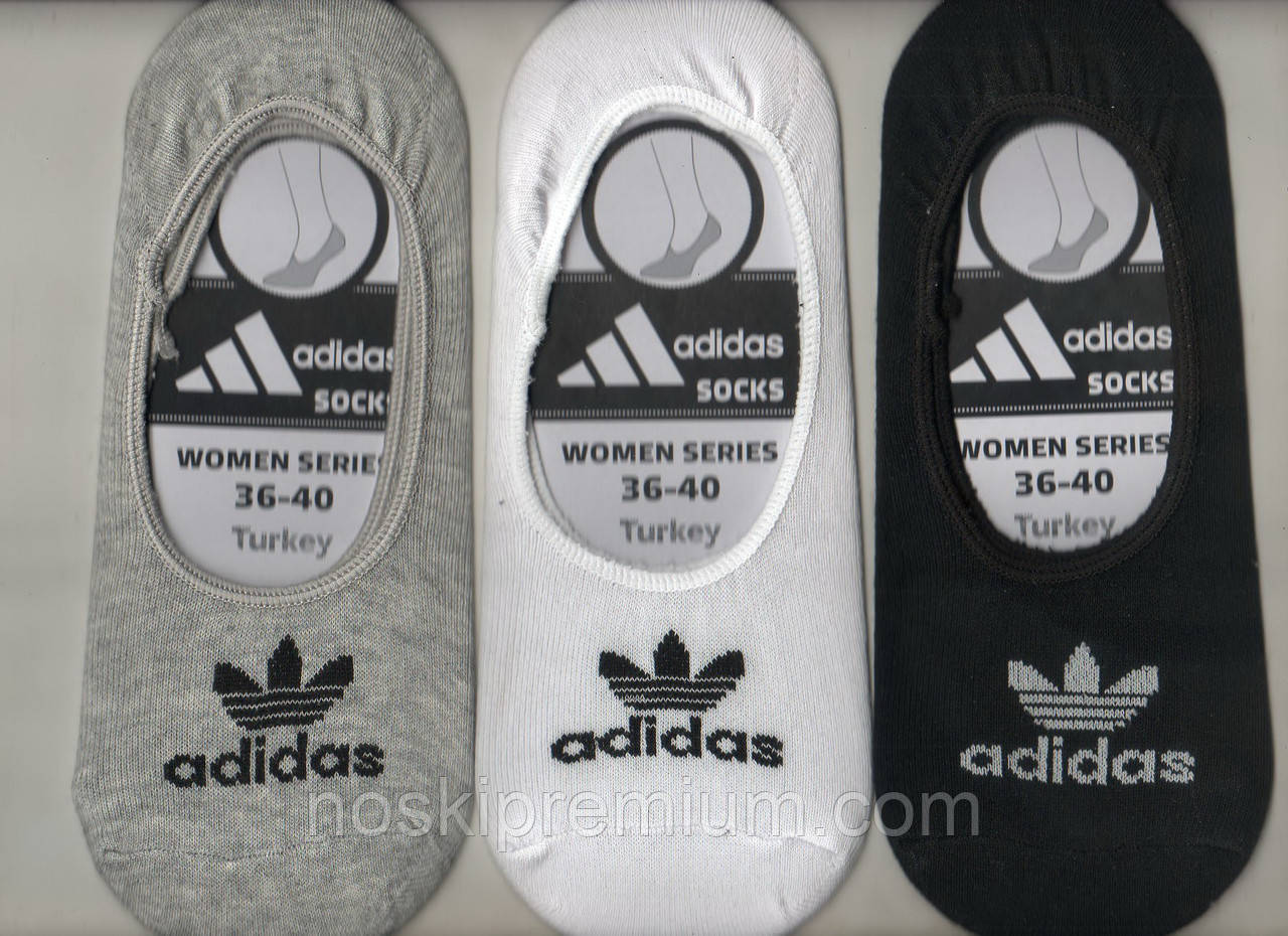 Підслідники жіночі х/б Adidas, Туреччина, розмір 36-40, асорті, 1888