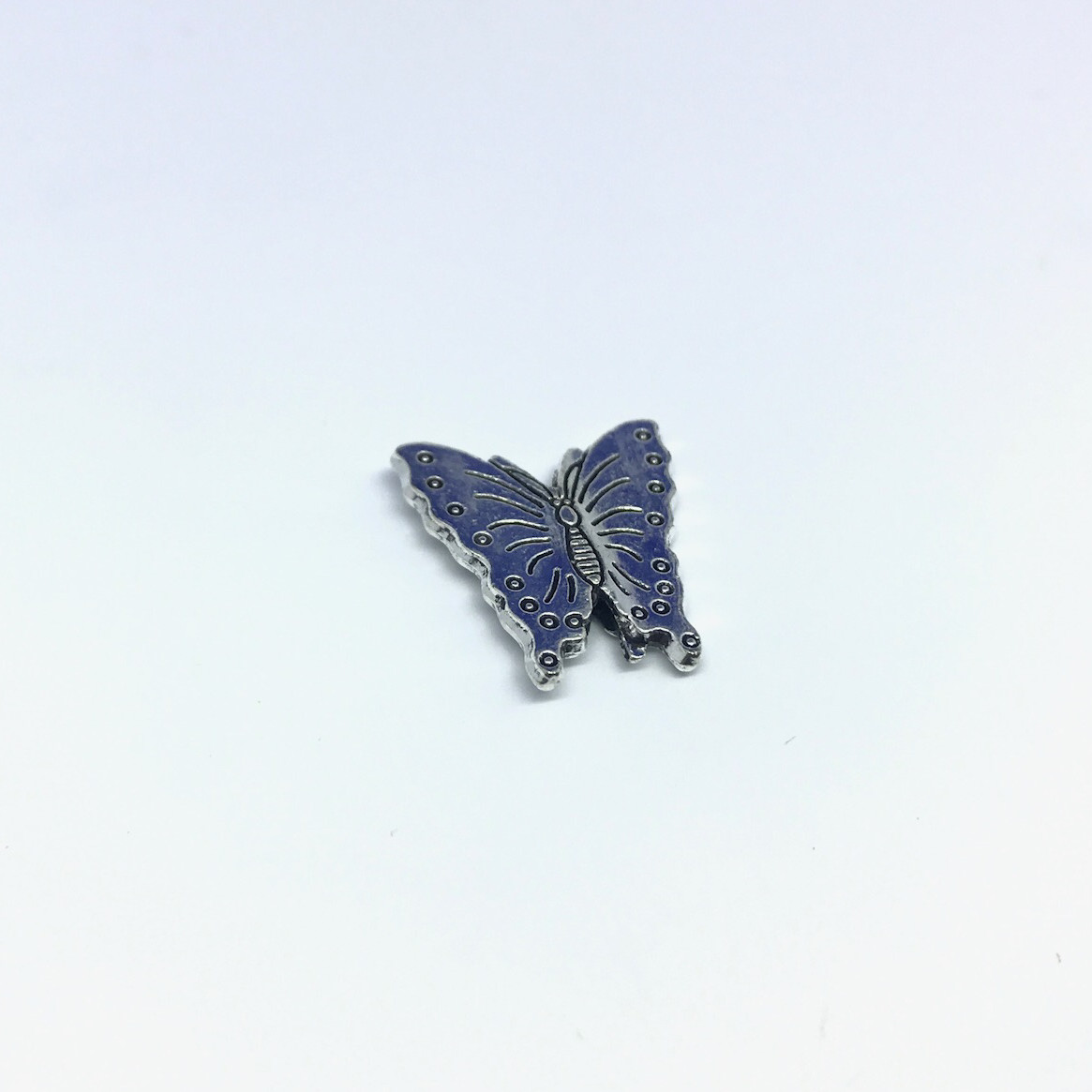Накладки металеві для рукоділля та декору "Метелик" колір античне срібло 20х18мм Підвіски для прикрас