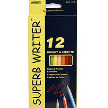 Олівці кольорові Marco 4100-12CB 12цветов D2,9мм шестигранні "SuperB Writer", картонна коробка з підвісом