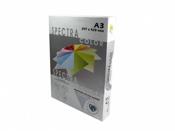 Бумага флуоресцентных тонов Spectra_Color 321 зеленый А3 75гр 500ар "Spectra_Color" неон Green, фото 2