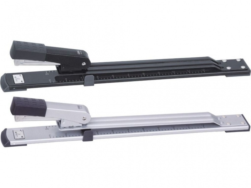 Степлер Deli 0334Е, мікс №24, №26 25 аркушів, подовжений, Степлер глибокий офісний