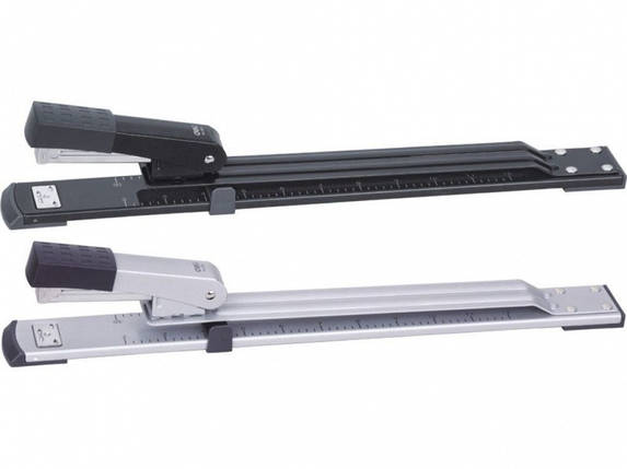 Степлер Deli 0334Е, мікс №24, №26 25 аркушів, подовжений, Степлер глибокий офісний, фото 1