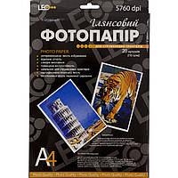 Фотобумага для принтера Leo 720116 A4 210г/кв.м, 20л, глянц L3732