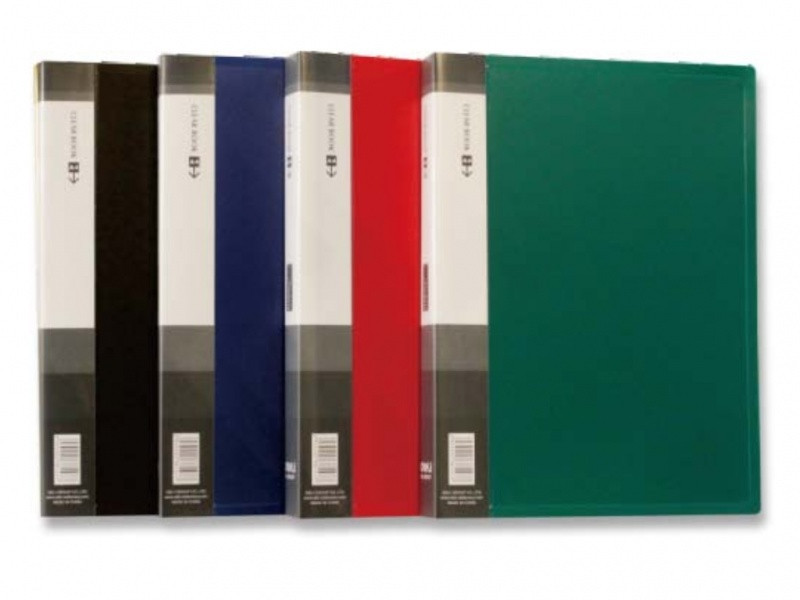 Папка з файлами Deli 38146 мікс А4 30ф 30мкм Класик Бізнес