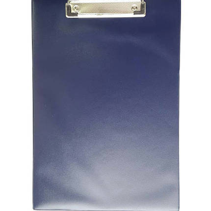 Планшет Helper П-02 синій А5 покриттям ПВХ мет/кліп, фото 1