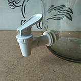 Лимонадниця (Діспенсер для лимонаду) 4,25 л. (білий кран і біла кришка), фото 7