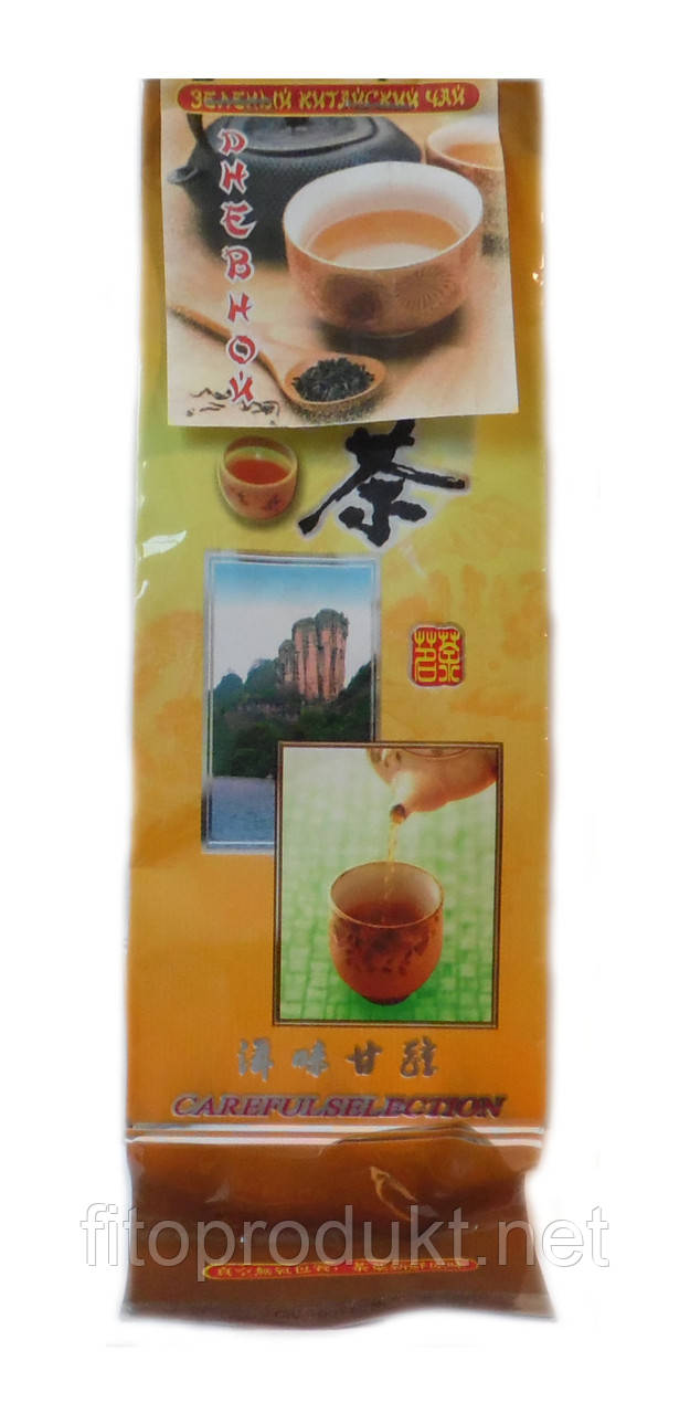 Зелений Китайський чай Денний з шипшиною і лавандою, 100 гр