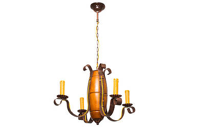 Люстра підвісна 1601 Регбі свічка