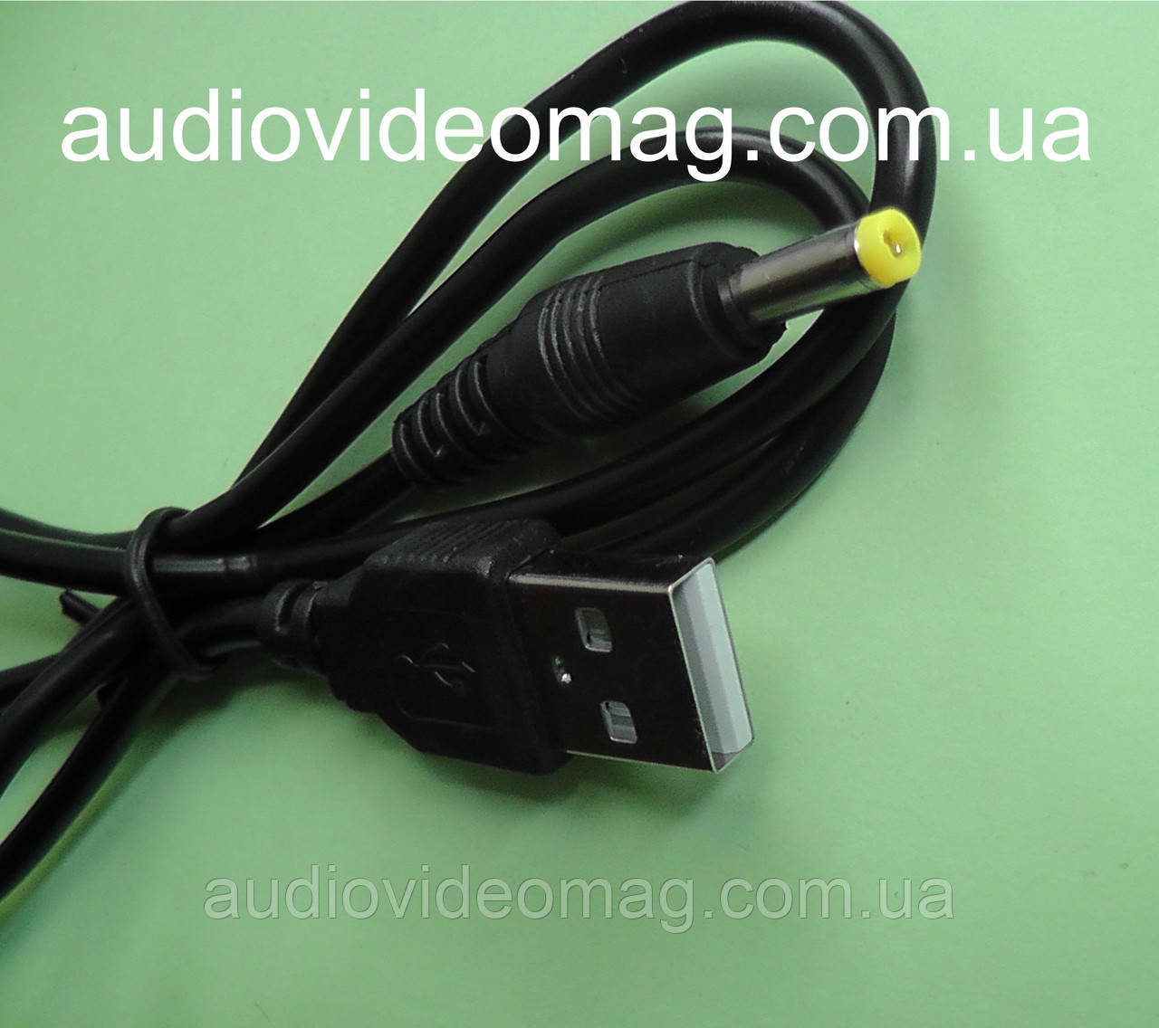 Кабель штекер USB на штекер живлення 4.0-1.7, довжина 0.8 м