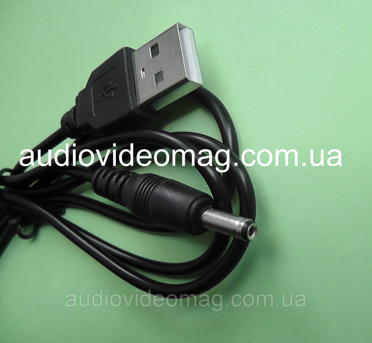 Кабель USB на штекер живлення 3.5-1.4, довжина 1 метр