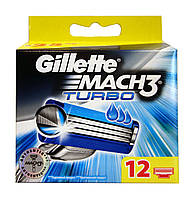 Сменные кассеты Gillette Mach3 Turbo - 12 шт.