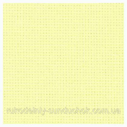 Aida 14 ct. Zweigart Stern-Aida 3706/2030 Pale Yellow (блідо-жовтий) - 50*55см