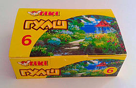 Гуаш 6 кол.10 мл. 50403-ТК Tiki