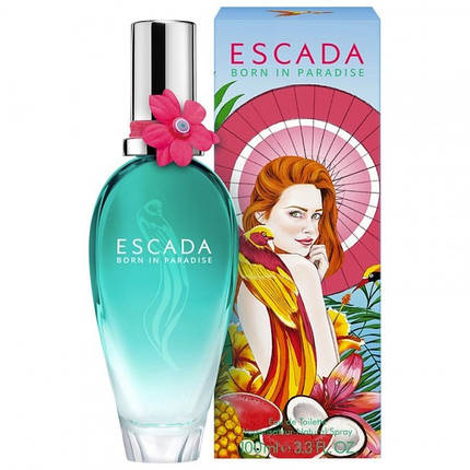 Escada Born in Paradise туалетна вода 100 ml. (Ескада Борн Ін Парадайс), фото 2