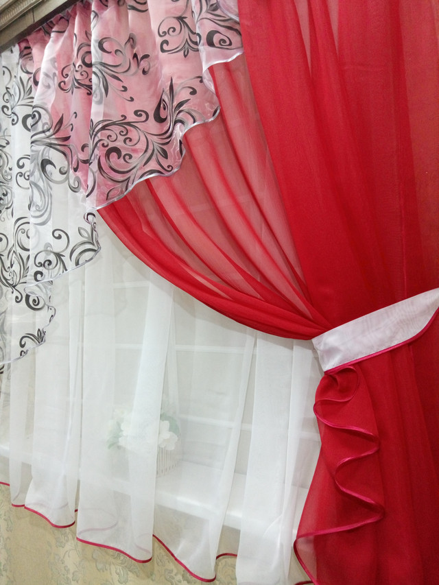 #шторыдлякухни, #шторныйнабор, #кухоныешторы