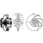 Робоче колесо насоса 2СМ 80-50-200, запчастини насоса 2СМ 80-50-200