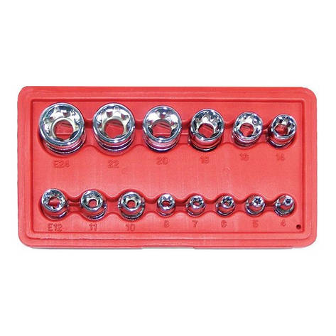 Набір головок TORX INTERTOOL HT-1846, фото 1