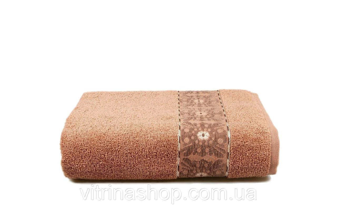 Махровий рушник ORIENTAL (коричневий) 70х130 см