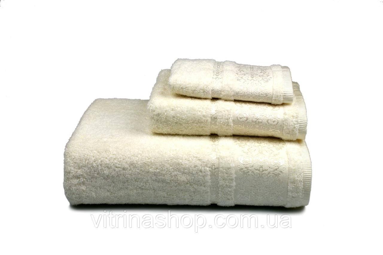 Рушник махровий Bamboo new (кремовий), 30х50см