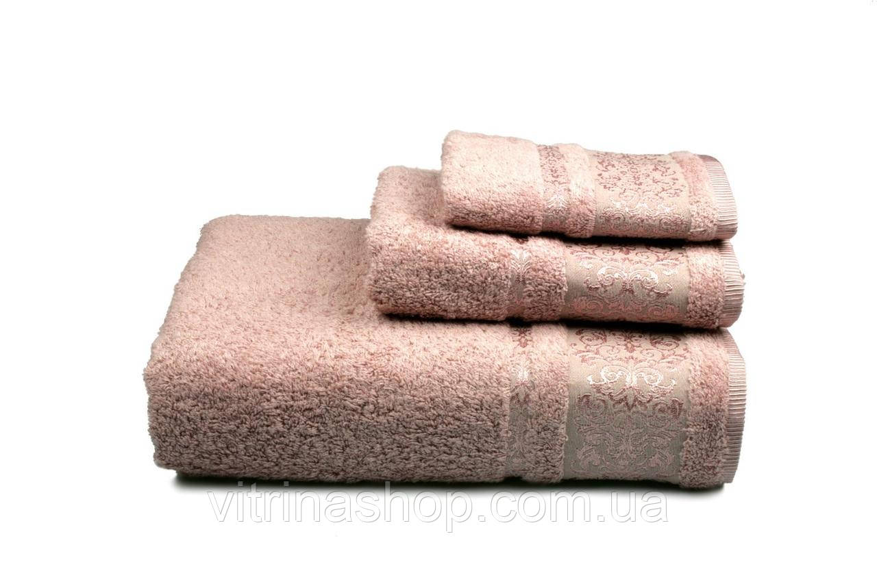 Рушник махровий Bamboo new (рожевий), 30х50 см