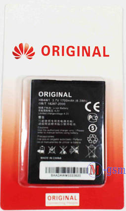 Аккумулятор Huawei HB4W1 для G525, Y210, T8951, U8951D, G510 original, фото 2