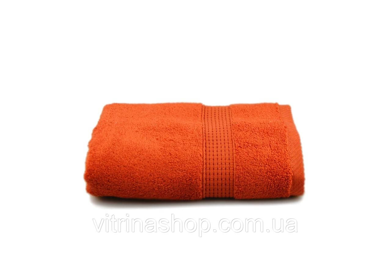 Рушник махровий Нью-Йорк (теракотовий), 50х90 см