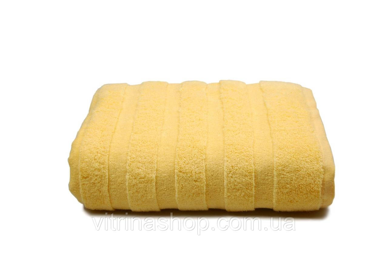 Рушник махровий Страйп (жовтий), 50х90 см