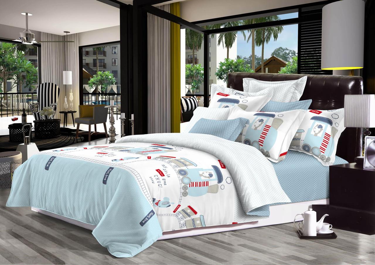 Дитячий комплект постільної білизни ПОЄЗД