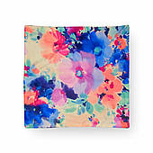 Наволочка декоративна Акварель Квіти, 42х42 см