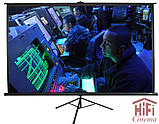 Projecta Professional 213 x 213 см MW проекційний екран 115 дюйм на тринозі ручний, фото 7