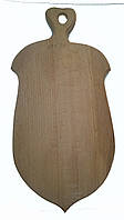 Доска разделочная деревянная 20*40 в виде жолудя буковая оптом и в розницу