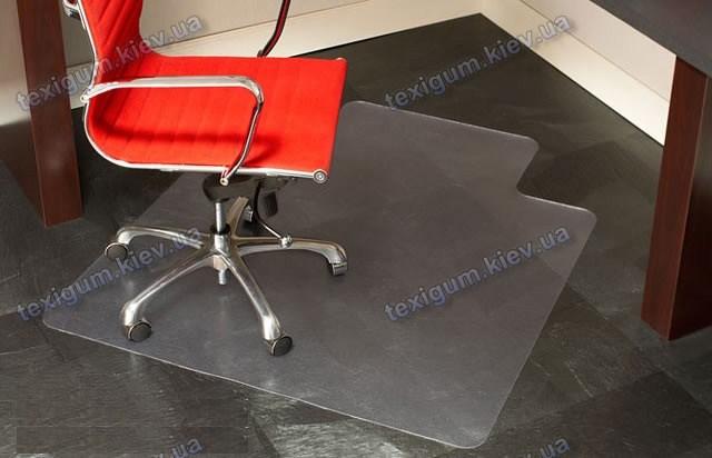 Захисний килим під крісло прозорий 122х135см Німеччина. Товщина 2,9 мм - фото 8 - id-p19292150