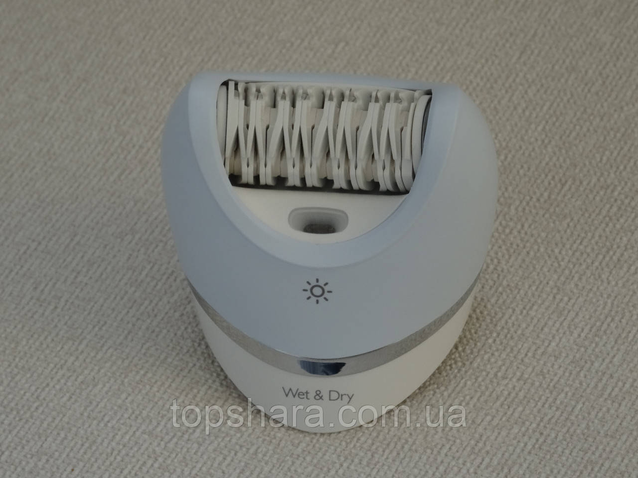 Основна насадка для епілятора Philips BRE635 - BRE735, фіолетово-біла, сумісна з серією 8000 Satinelle Advanced, фото 1