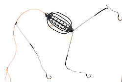 Годівниця Кавун, груша осн фарб. (3 гачки) 20 грамів