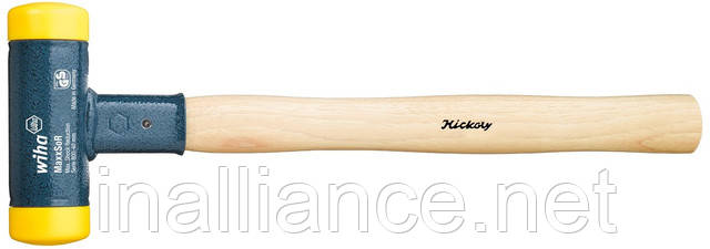 Молоток 30 х 350 мм без віддачі з поліуретану з дерев'яною ручкою з карію Wiha 02093