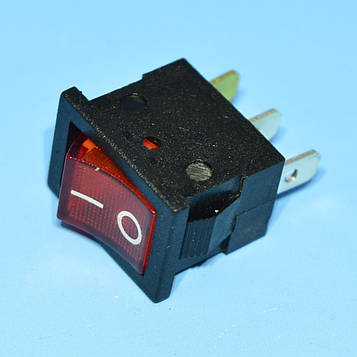 Вимикач 12В МК-1011 червоний 1-група ON-OFF PRK0020В