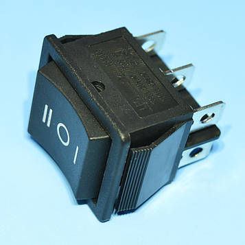 Вимикач RS-203-1С чорний 2-групи ON-OFF-ON, PRK0115