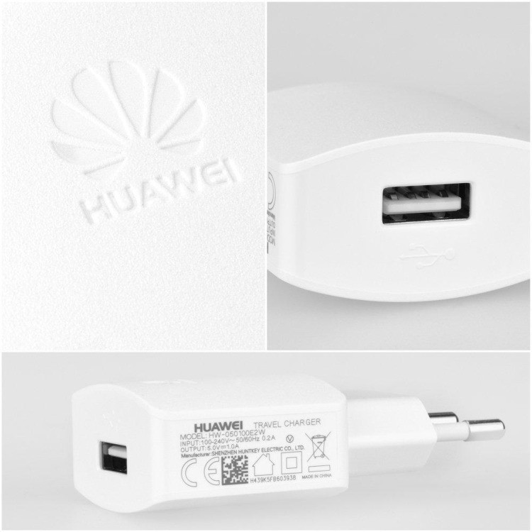 Сетевая зарядка зарядное устройство HUAWEI 5V 1A | HW-050200E01 - фото 1 - id-p555674768