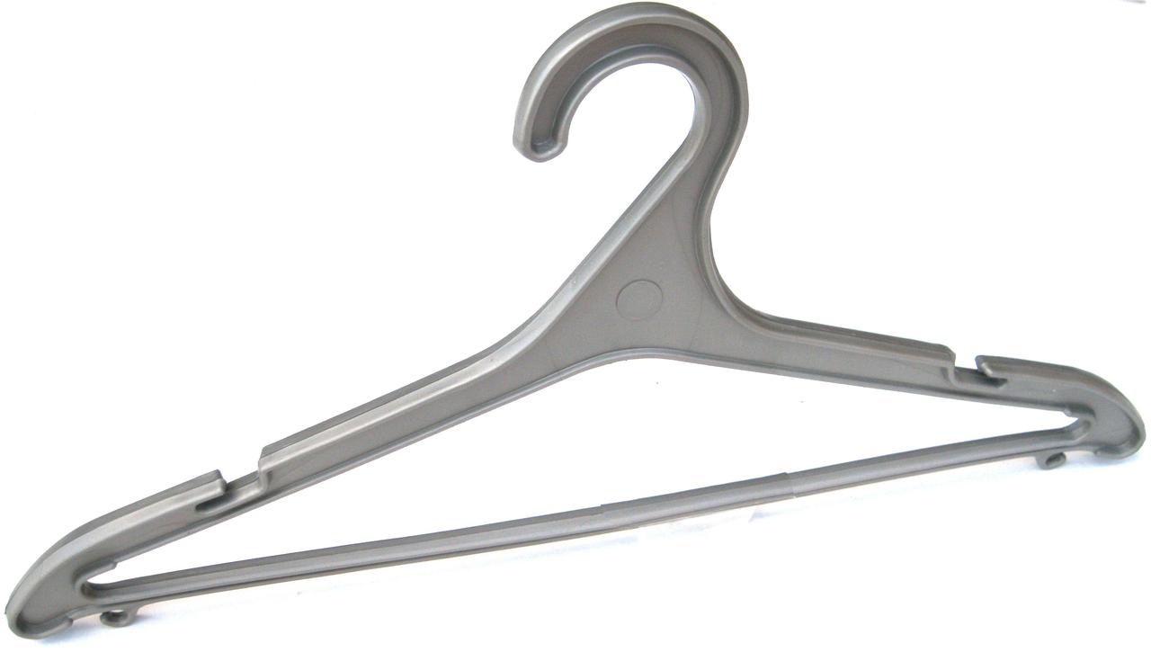 Вiшалка для одягу пластикова №2 пластиковий гачок ПП КВВ (уп 10 шт), фото 1