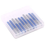 Набір фрез 0.1 мм 45 градусів, піраміда, 3.175 мм із вольфрамової сталі із загальною довжиною 31.5 мм для гравіювання, фото 7