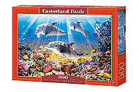 Пазлы CASTORLAND 500 "Dolphins Underwater" ПЗ-51014