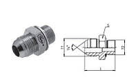 Адаптер прямий JIC 7/8"(Ш) - BSP-OR 1/2"(Ш)