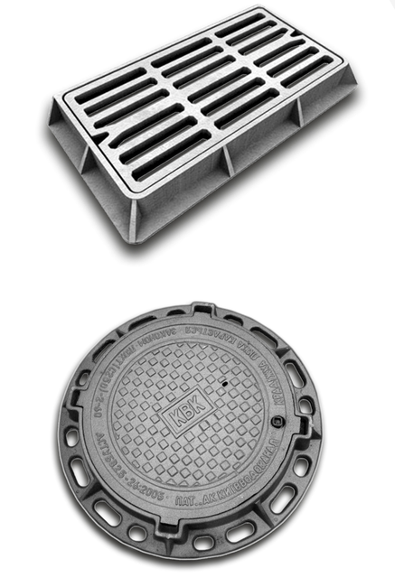 Надежные канализационные люки сделанные из бетона и чугуна