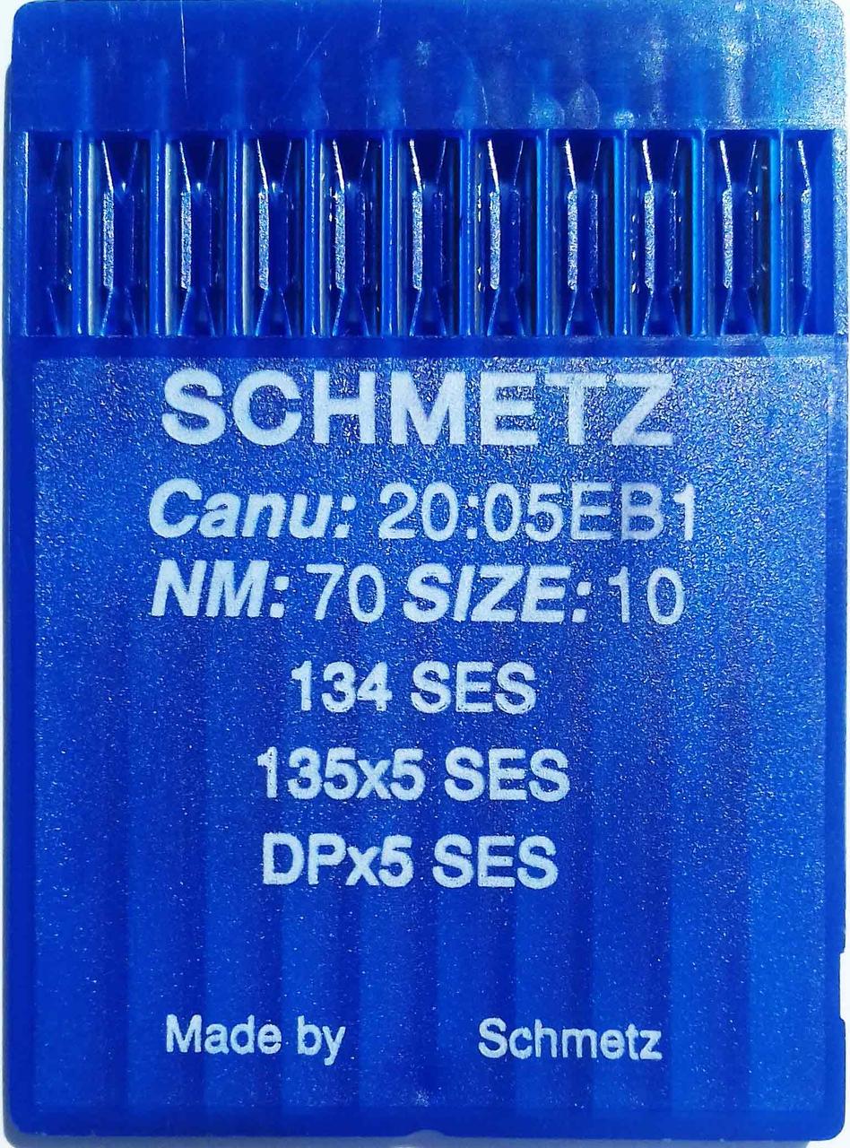 Голки Schmetz DPx5, SES №70 для промислових швейних машин